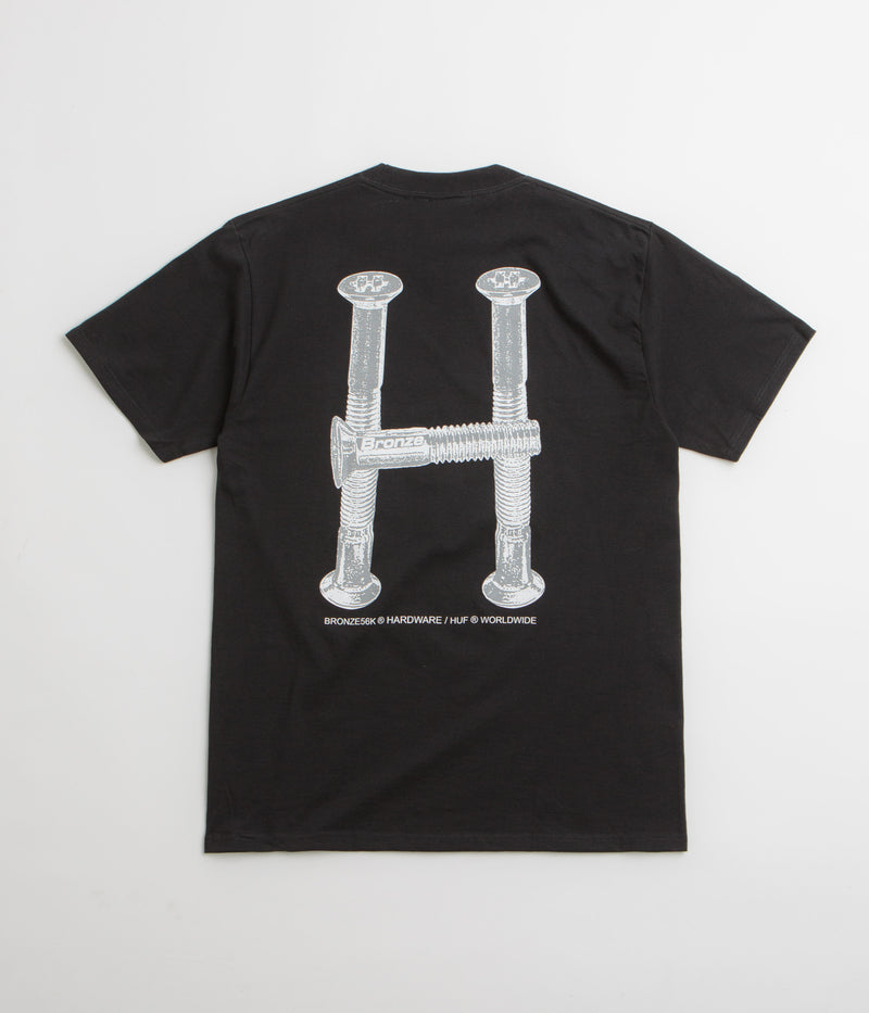 HUF x Bronze 56K H Bolts TT T-Shirt in Black
