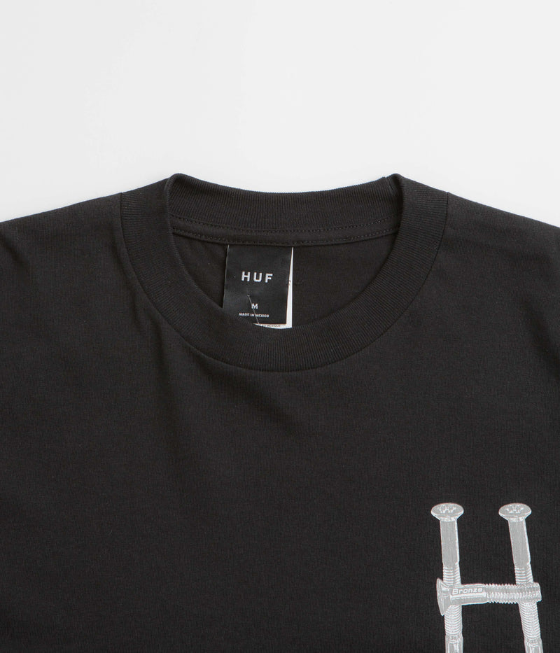 HUF x Bronze 56K H Bolts TT T-Shirt in Black