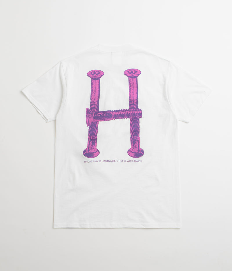 HUF x Bronze 56K H Bolts TT T-Shirt in White
