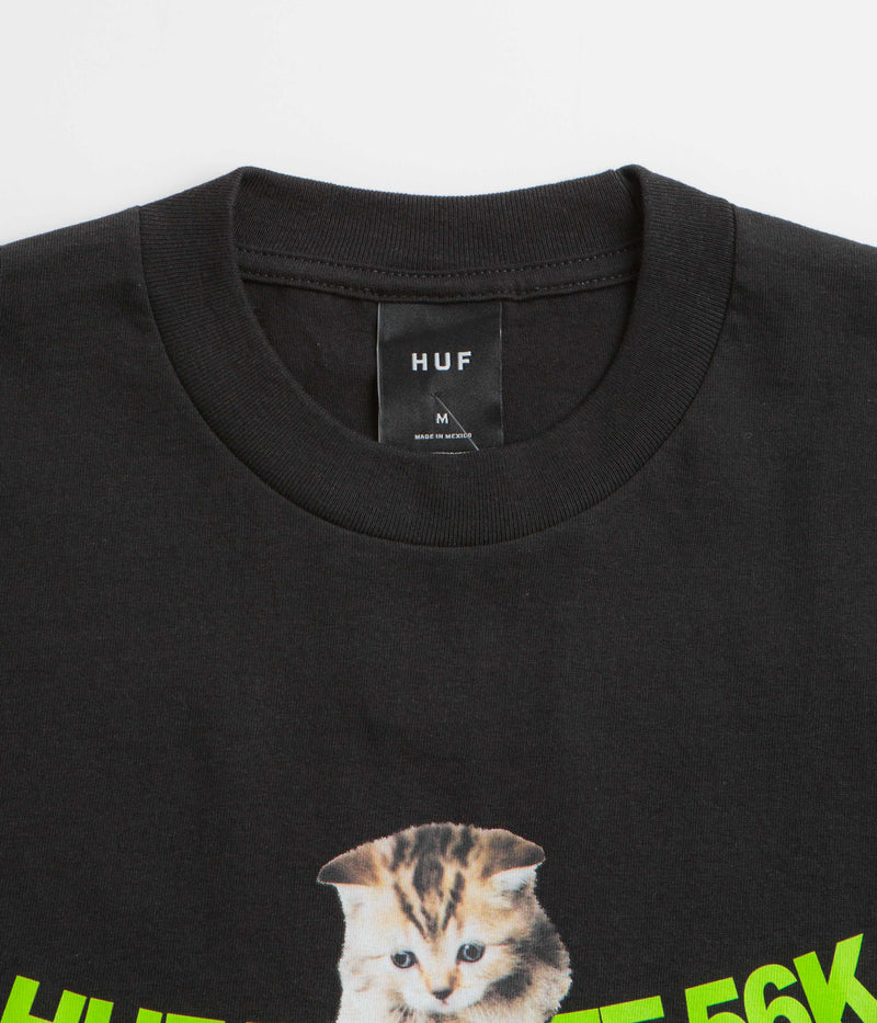 HUF x Bronze 56K Hang In There T-Shirt in Black