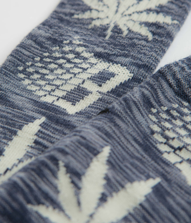 HUF x Bronze 56K Plantlife Marled Socks in Black