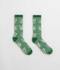 HUF x Bronze 56K Plantlife Marled Socks in Green