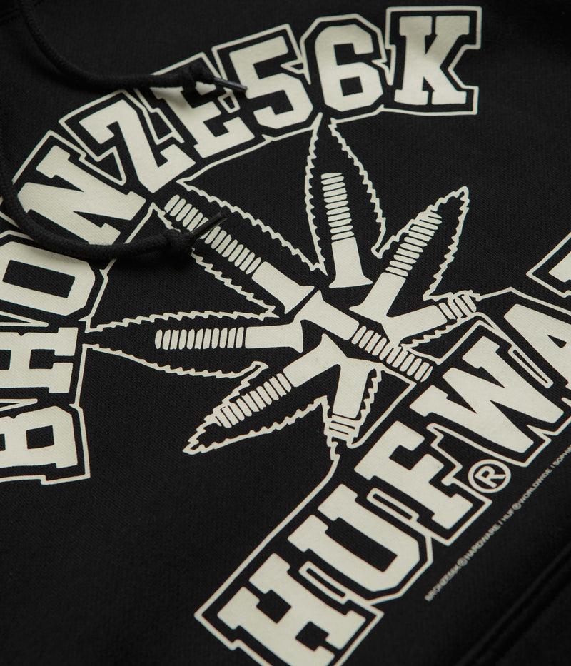 HUF x Bronze 56K Plantware Hoodie in Black