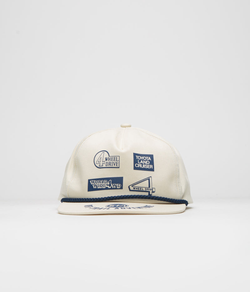 HUF x Toyota 4 Wheel Drive Trucker Cap in Natural