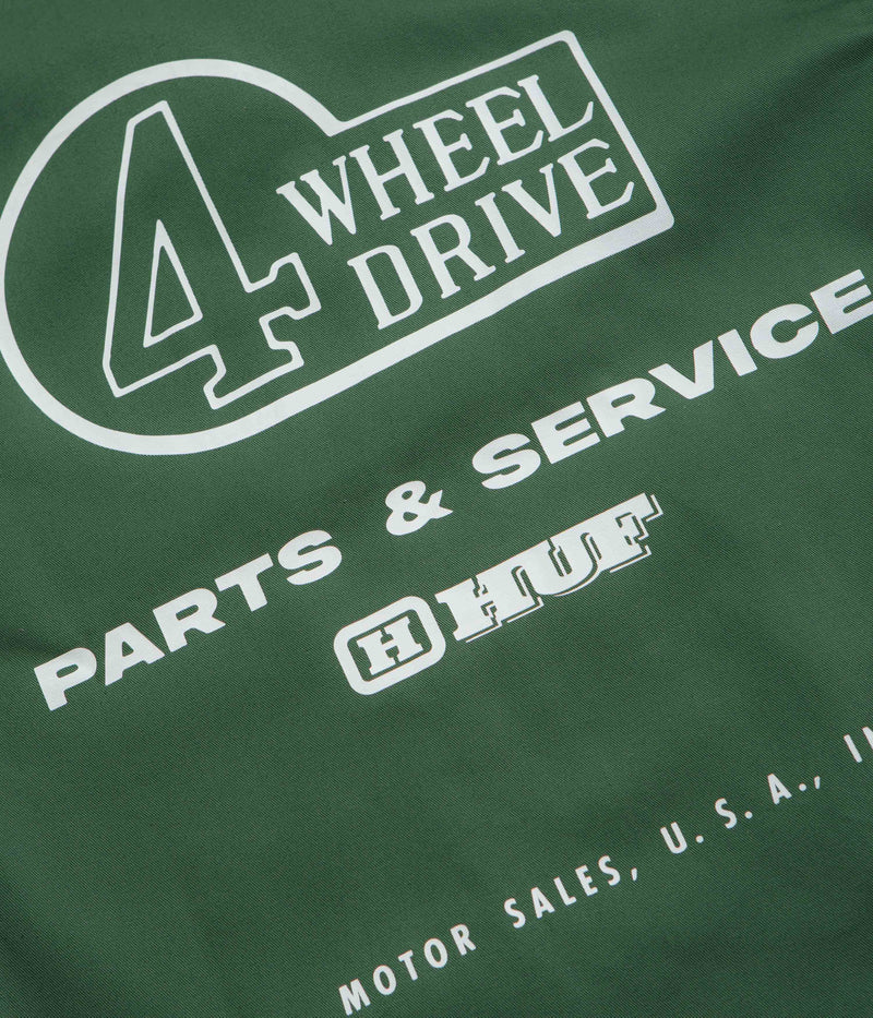 HUF x Toyota Parts & Service Jacket in Forest Green