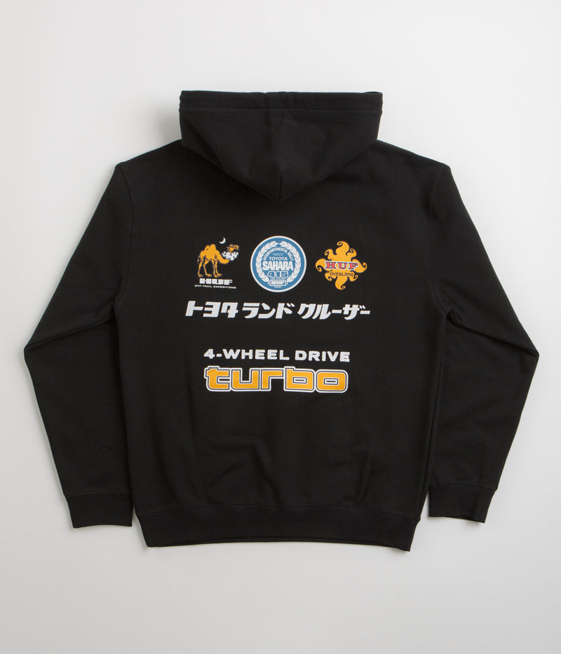 HUF x Toyota Sahara Rally Hoodie in Black