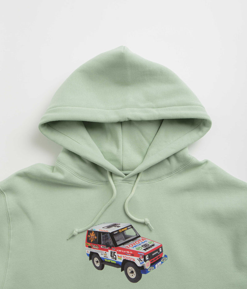 HUF x Toyota Sahara Rally Hoodie in Spring Green