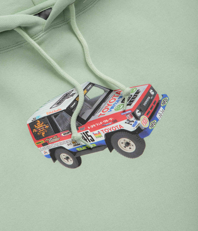 HUF x Toyota Sahara Rally Hoodie in Spring Green
