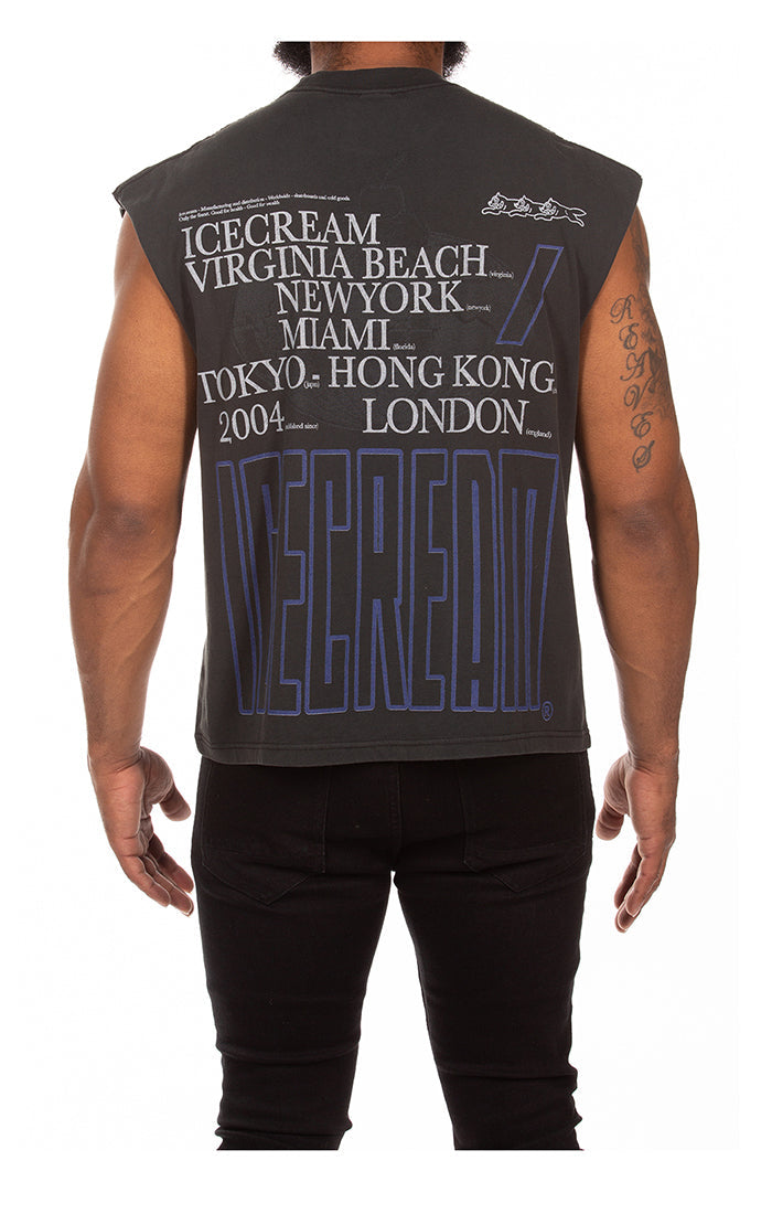 Back View of the IceCream gGelato Tank in Jet Set Black