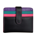 ili New York Bifold Credit Card Wallet - Black Brights