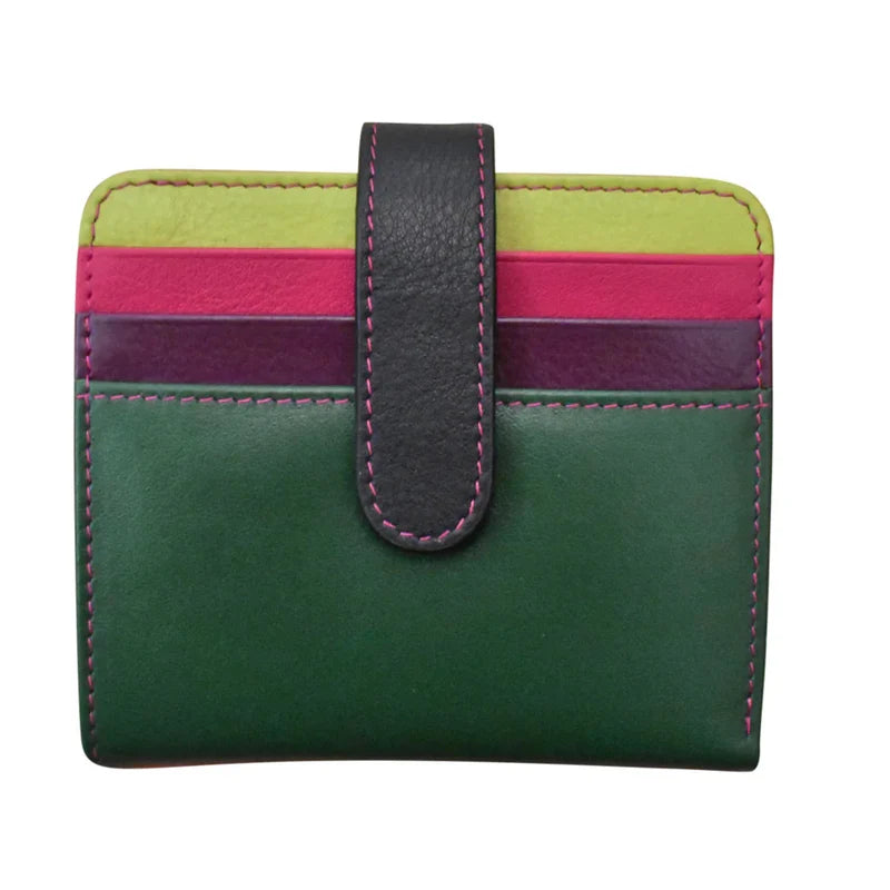 ili New York Bifold Credit Card Wallet - Forest Multi