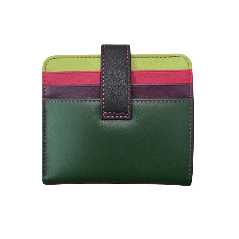 ili New York Bifold Credit Card Wallet - Forest Multi