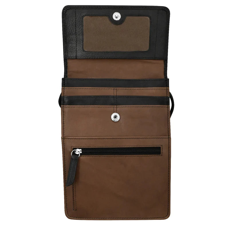 ili New York Large Organizer On String - Toffee/Black