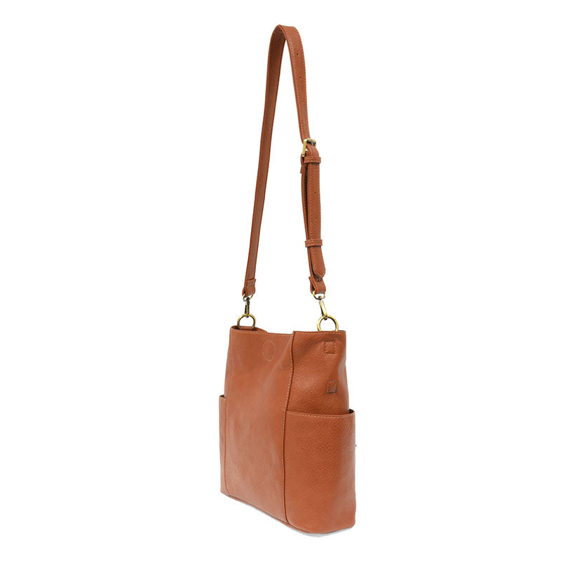 Joy Susan Kayleigh Bucket Bag - Bourbon