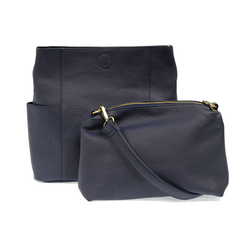 Joy Susan Kayleigh Bucket Bag - Navy