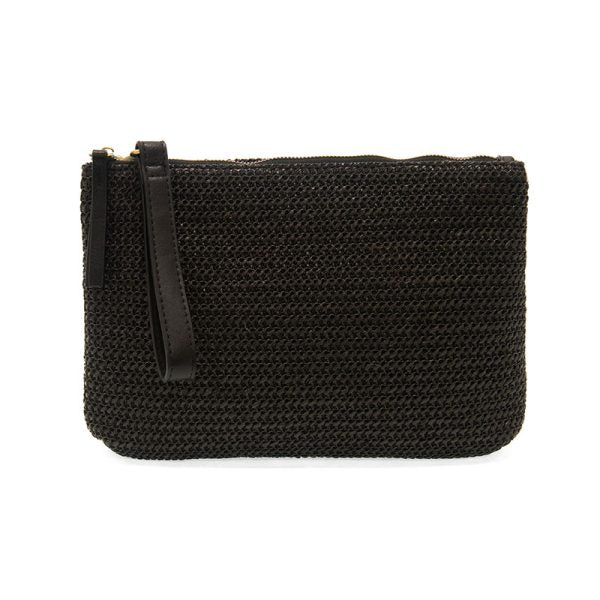 Joy Susan Woven Convertible Crossbody - Black