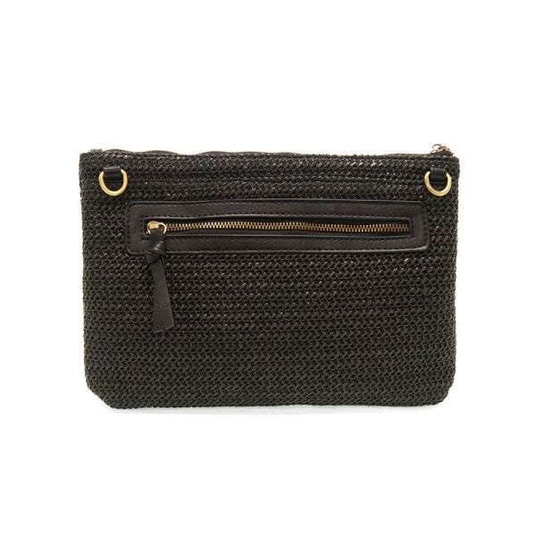Joy Susan Woven Convertible Crossbody - Black