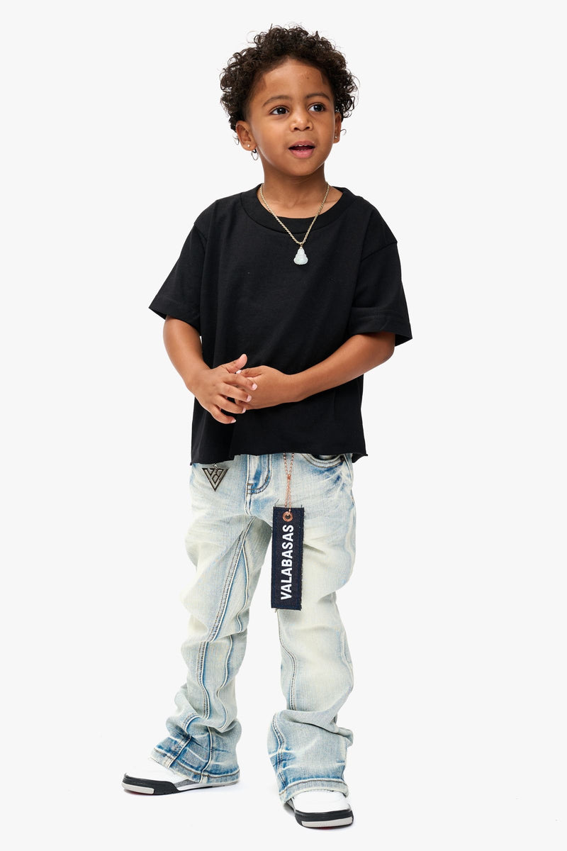 Jr.Stacked Kids Jeans Light Wash