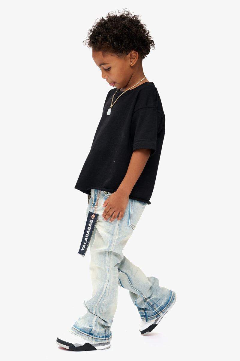 Jr.Stacked Kids Jeans Light Wash