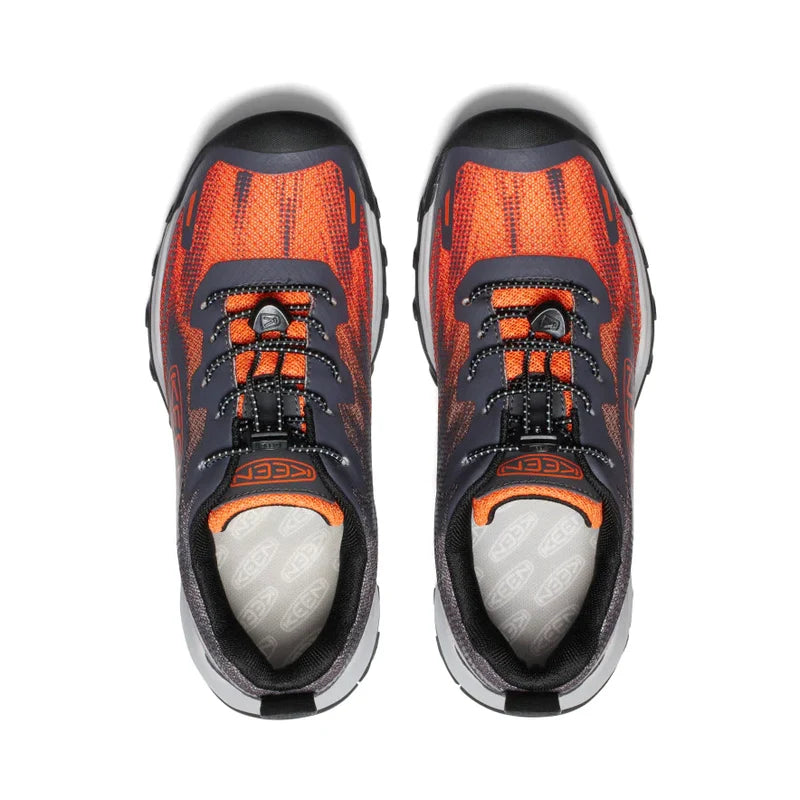 Kid's KEEN Wanduro Speed Hiking Shoe – Little/Big Kids – Magnet/Scarlet Ibis