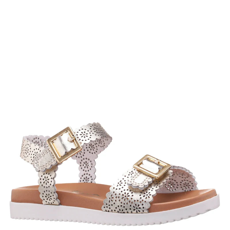 Kid's Nina Saturn Sandal - Toddler - Light Gold Metallic