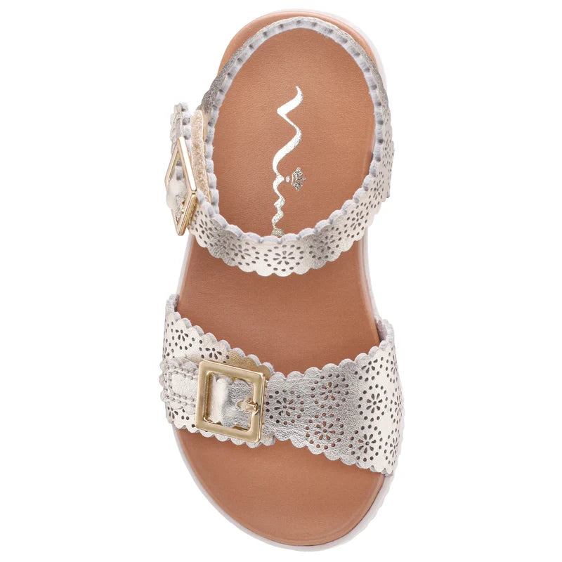 Kid's Nina Saturn Sandal - Toddler - Light Gold Metallic