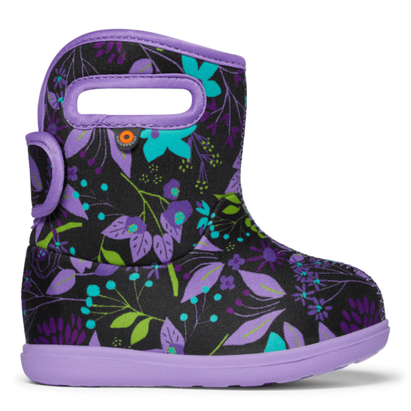Kids' Baby Bogs II Cartoon Flower - Baby/Toddler Sizing - Black Multi