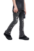 Kids Breach Stacked Grey