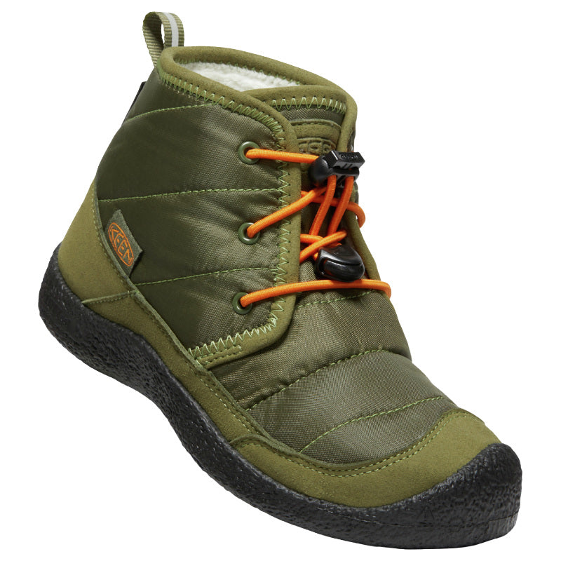 Kids’ KEEN Howser II Chukka - Little Kid/Big Kid – Capulet Olive/Russet Orange