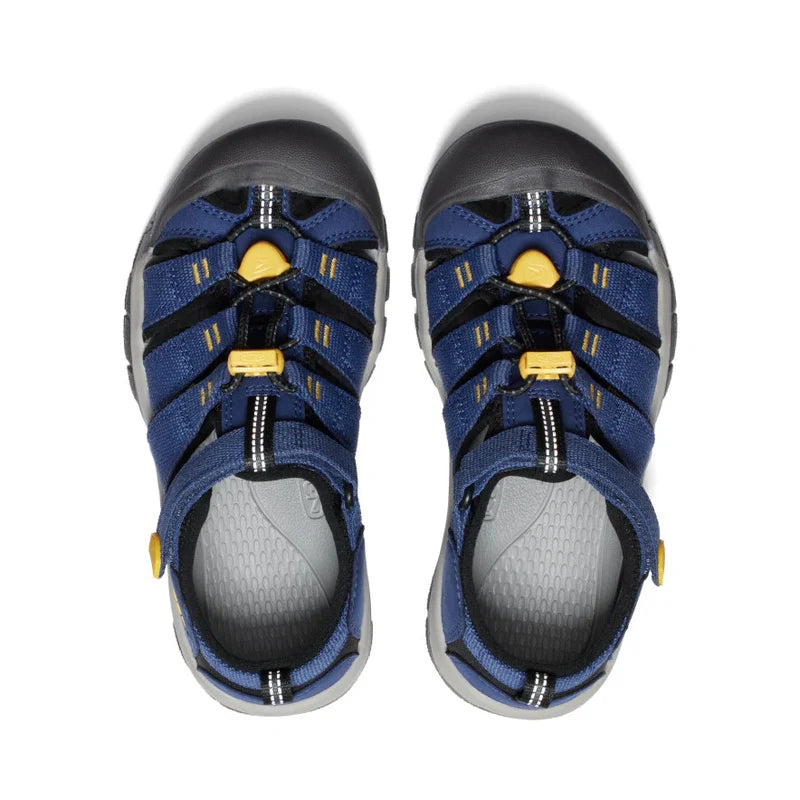 Kids' KEEN Newport H2 - Little Kid/Big Kid - Naval Academy/Keen Yellow