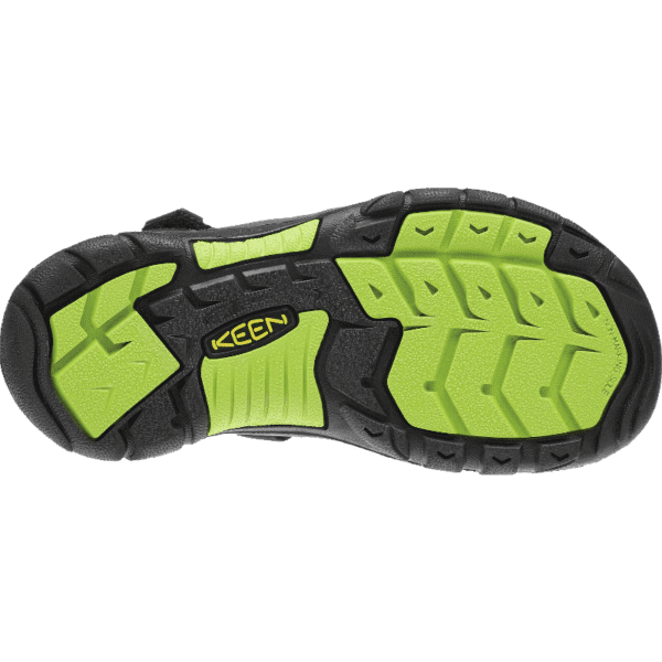 Kids' KEEN Newport H2 - Toddler/Little Kid – Black/Lime Green