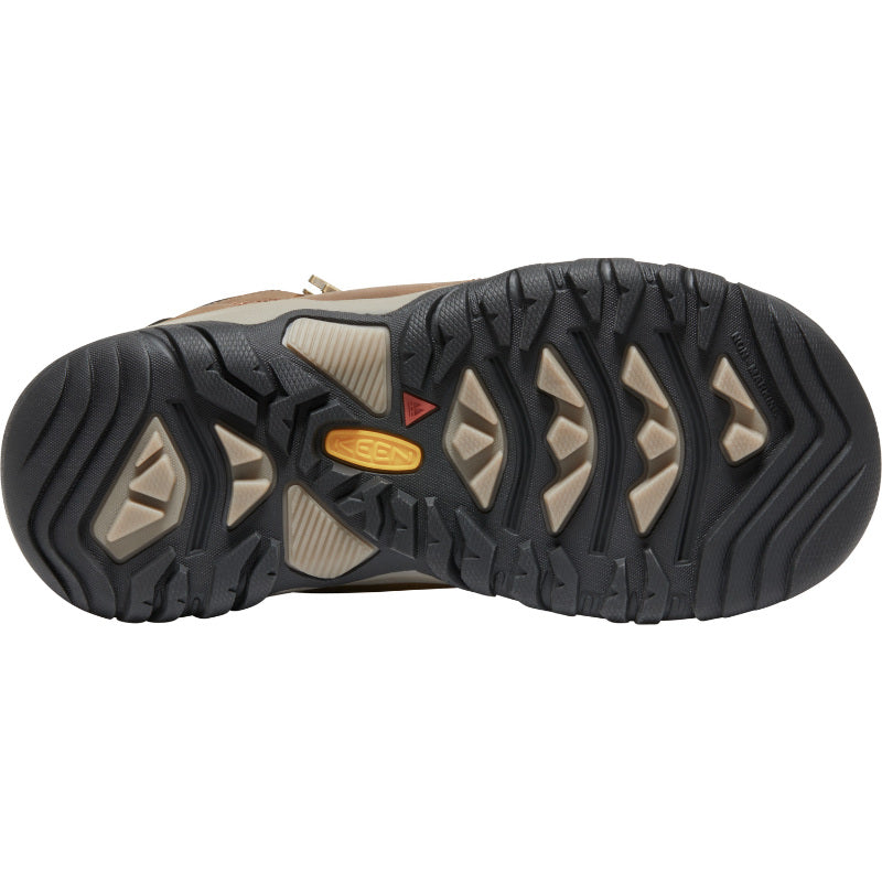 Kids' KEEN Ridge Flex Mid - Little Kid/Big Kid – Bison/Red Carpet