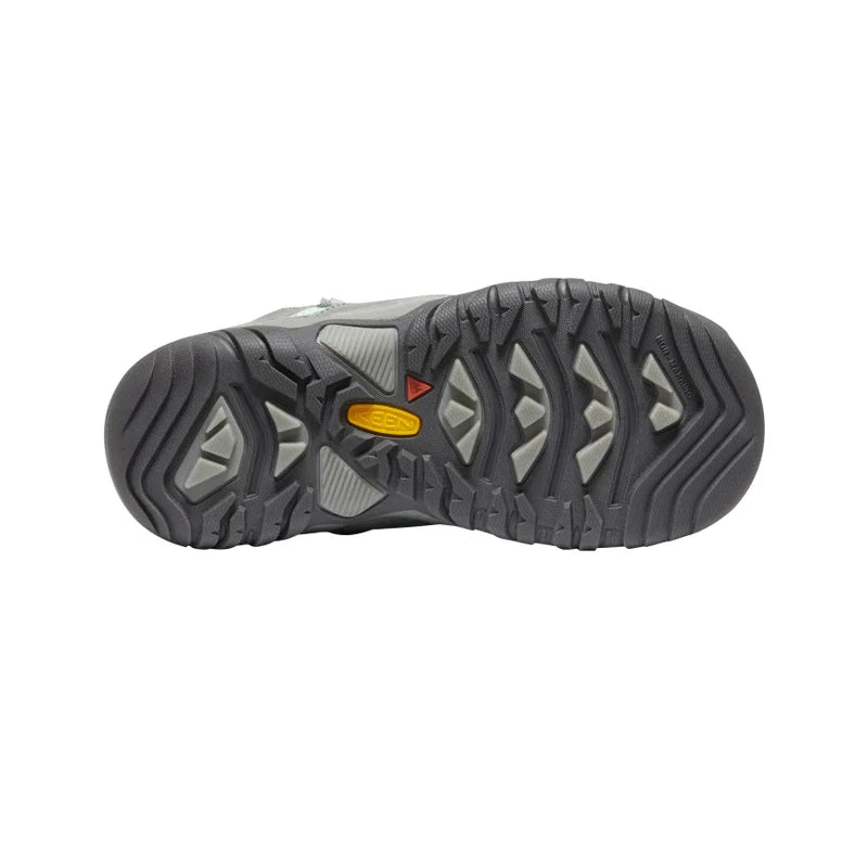 Kids' KEEN Ridge Flex Mid - Little Kid/Big Kid – Grey/Blue Tint