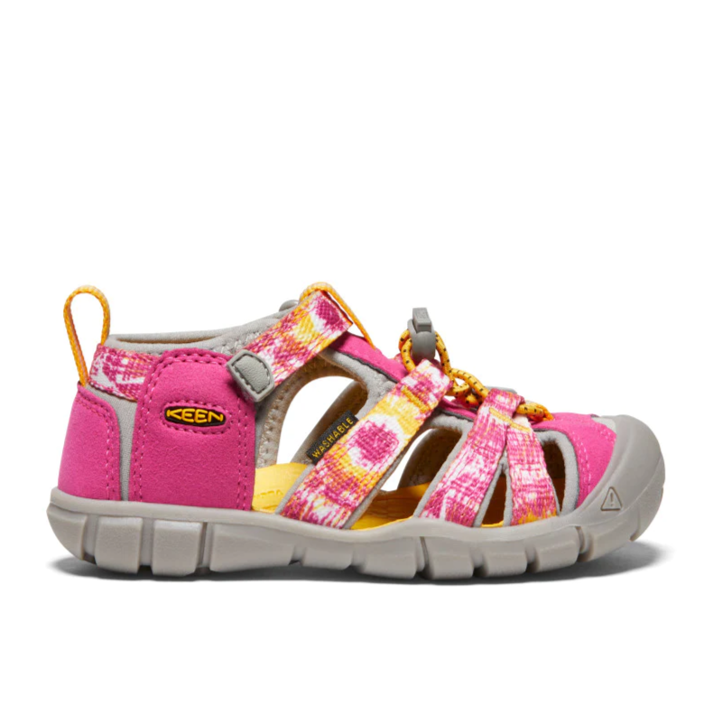 Kids' KEEN Seacamp II CNX – Toddler/Little Kid – Multi/Keen Yellow
