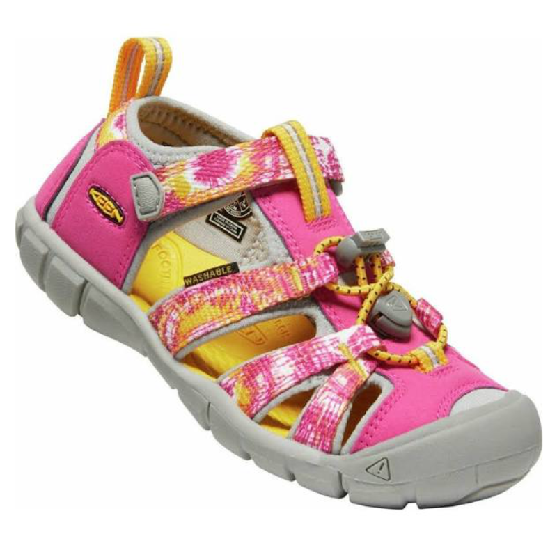 Kids' KEEN Seacamp II CNX – Toddler/Little Kid – Multi/Keen Yellow