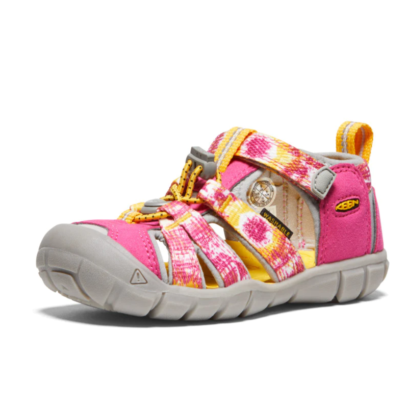 Kids' KEEN Seacamp II CNX – Toddler/Little Kid – Multi/Keen Yellow