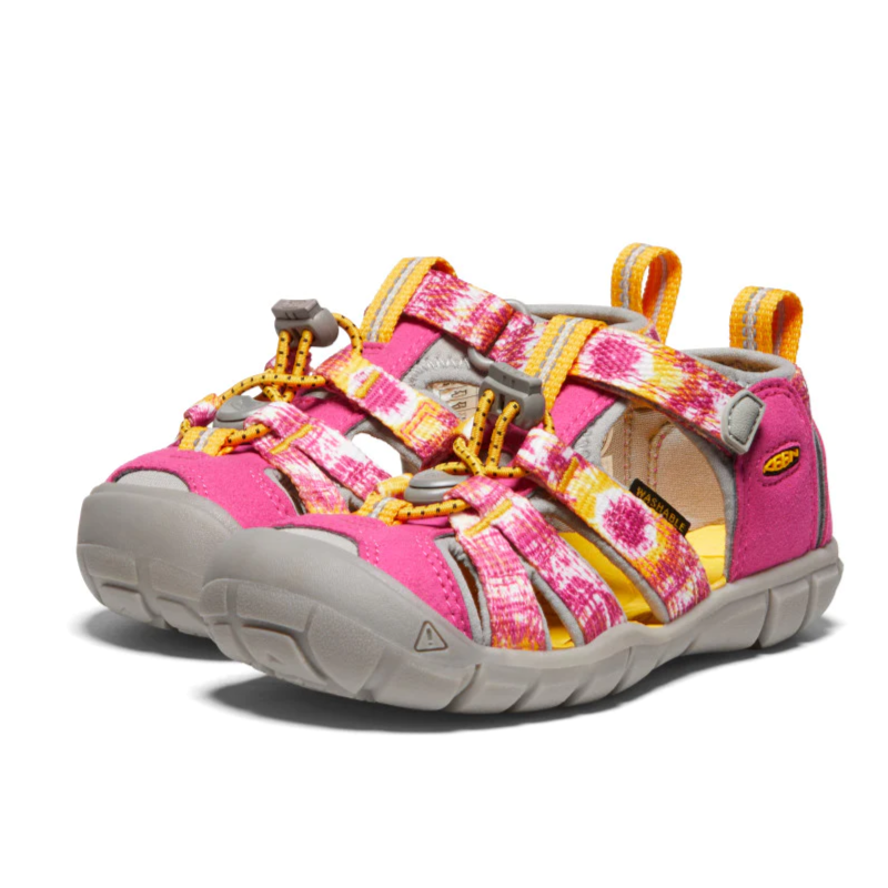 Kids' KEEN Seacamp II CNX – Toddler/Little Kid – Multi/Keen Yellow