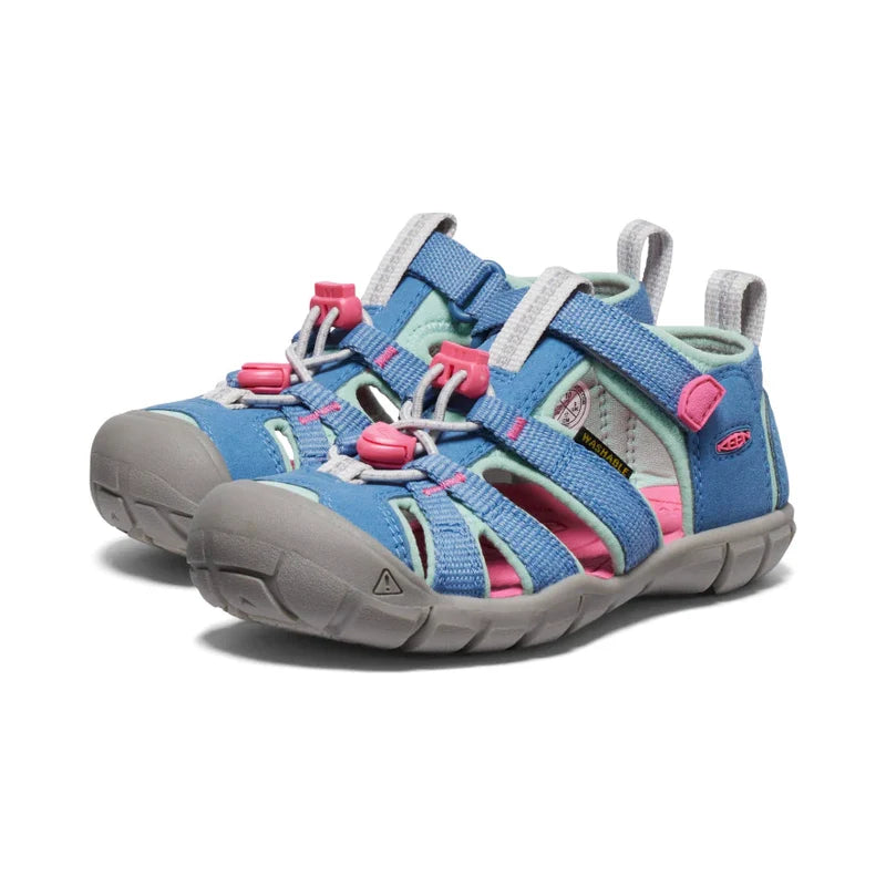 Kids’ KEEN Seacamp II – Toddler/Little Kid – Coronet Blue/Hot Pink