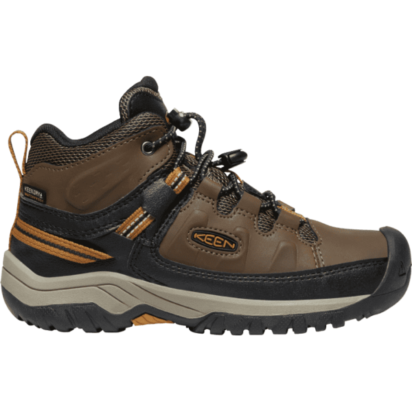 Kids' KEEN Targhee Mid Waterproof - Little Kid/Big Kid - Dark Earth Golden Brown