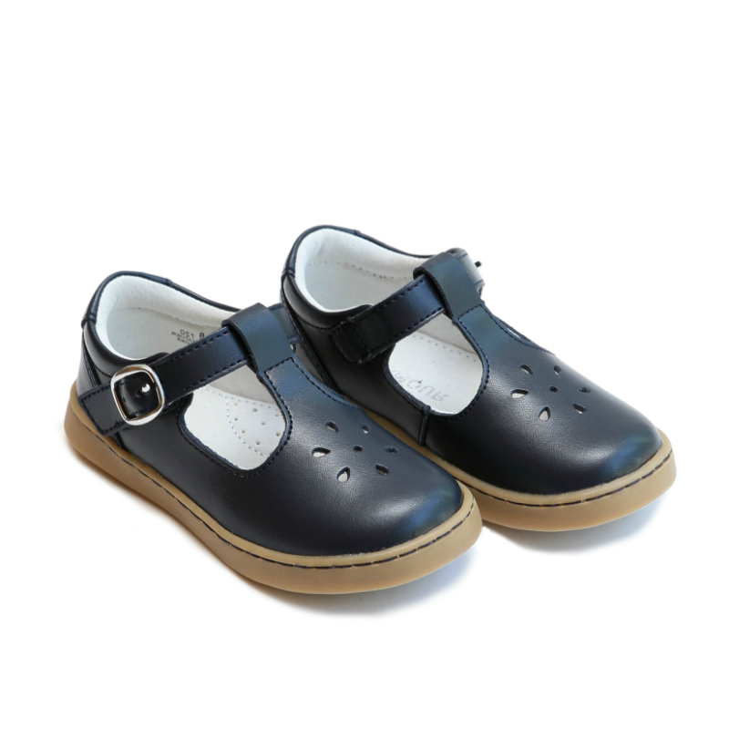 Kids' L'Amour Chelsea T-Strap Mary Jane - Navy