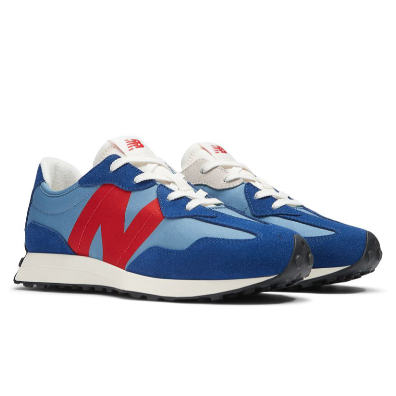 Kids’ New Balance 327 – Big Kid – Inkwell/True Red