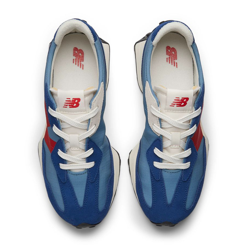 Kids’ New Balance 327 – Big Kid – Inkwell/True Red