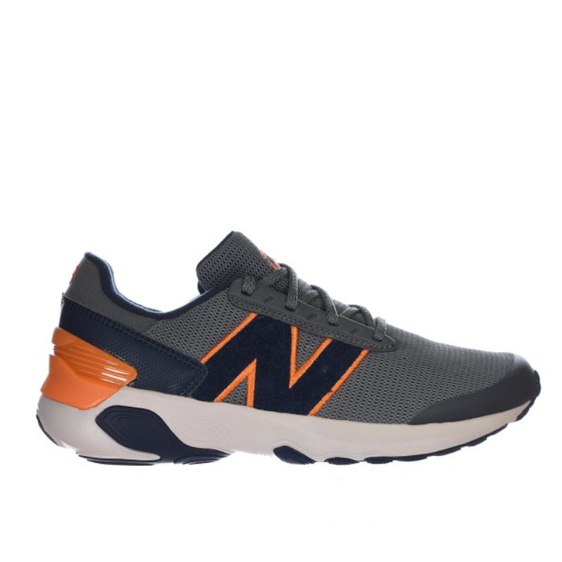 Kids’ New Balance Fresh Foam 1440v1 – Big Kid – Titanium/New Balance Navy/Sun Glow