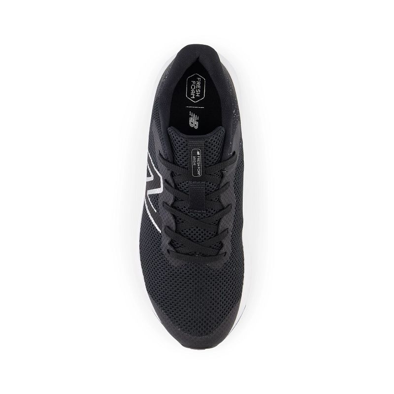 Kids' New Balance Fresh Foam Arishi v4 - Big Kid - Black/White/Silver Metallic