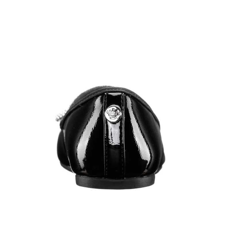 Kids’ Nina Kendalla - Toddler/Little Kid – Black Crinkle Patent