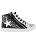 Kids' Nina Yuti - Little Kid/Big Kid - Glitter/Smooth Black