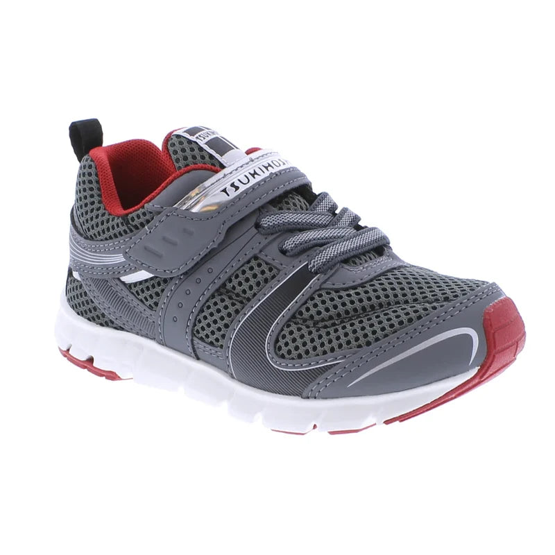 Kids' Tsukihoshi Velocity - Toddler/Little Kid/Big Kid - Gray/Red