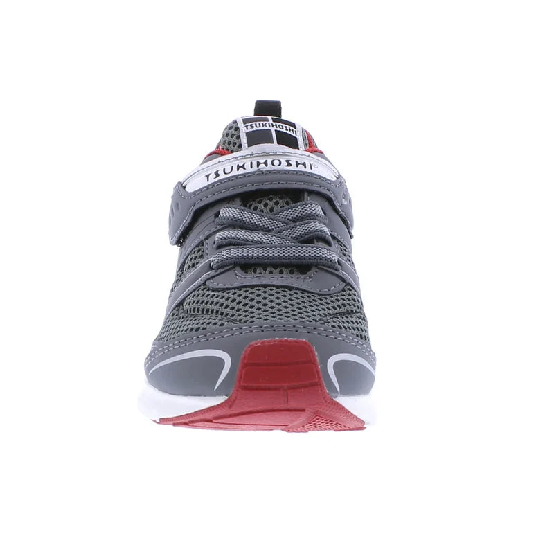 Kids' Tsukihoshi Velocity - Toddler/Little Kid/Big Kid - Gray/Red