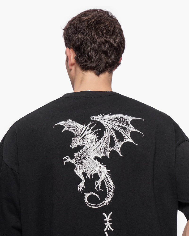 "KUNJI" TEE - BLACK