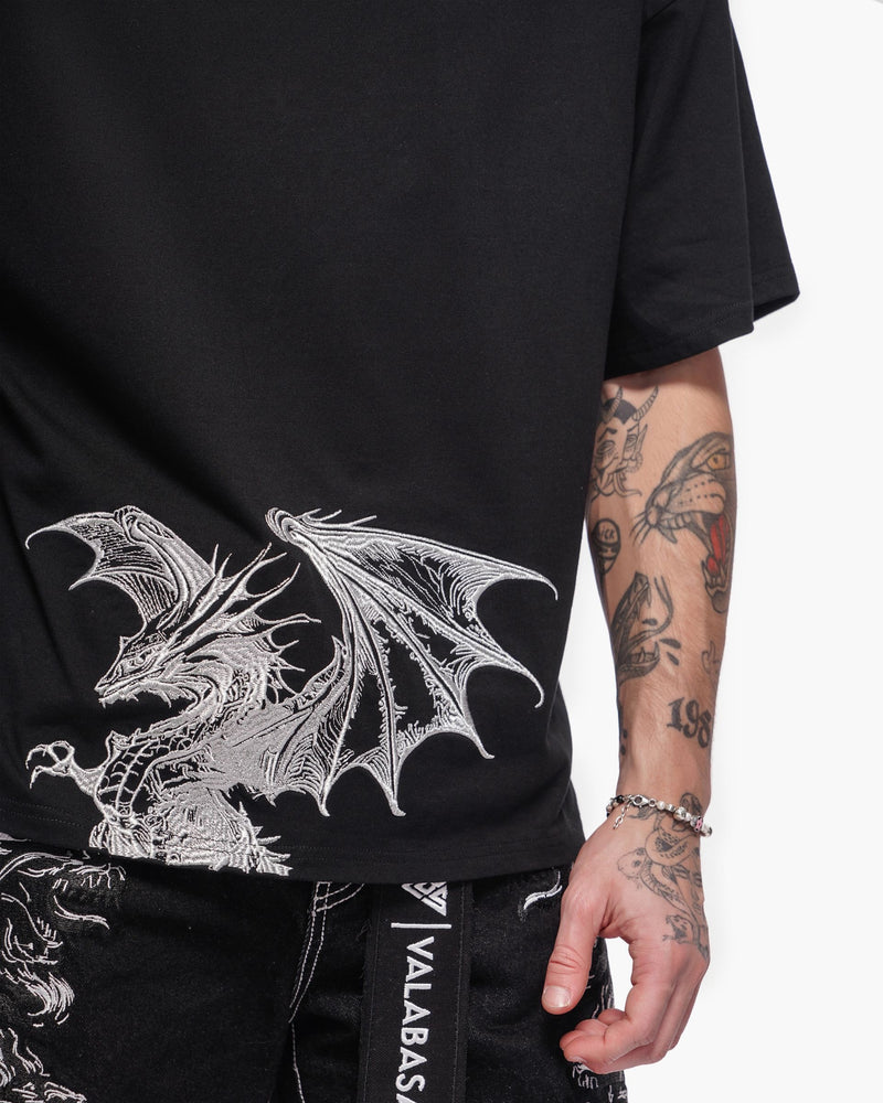 "KUNJI" TEE - BLACK